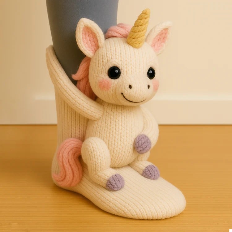 🔥2025 3D Knit Animal Socks🧦