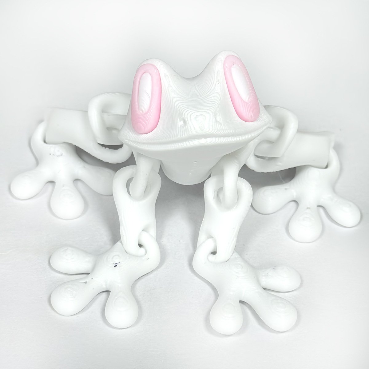 🐸✨2025 Trending 3D Magnetic Frog Figurine with Movable Joints, Fun Decorative Fridge Magnet, Perfect for Cabinet,