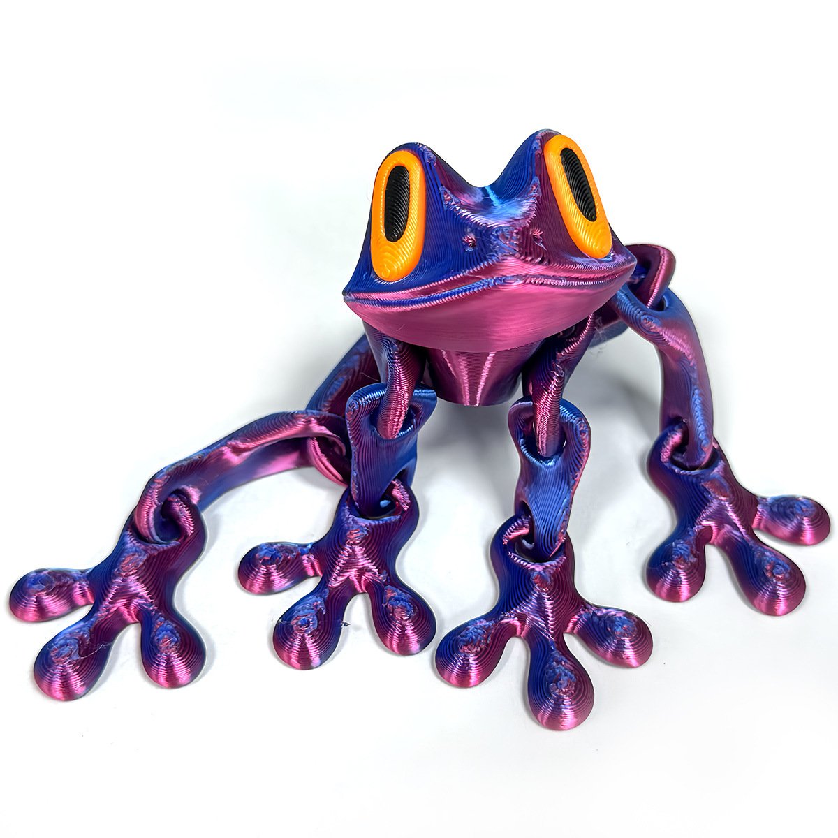 🐸✨2025 Trending 3D Magnetic Frog Figurine with Movable Joints, Fun Decorative Fridge Magnet, Perfect for Cabinet,