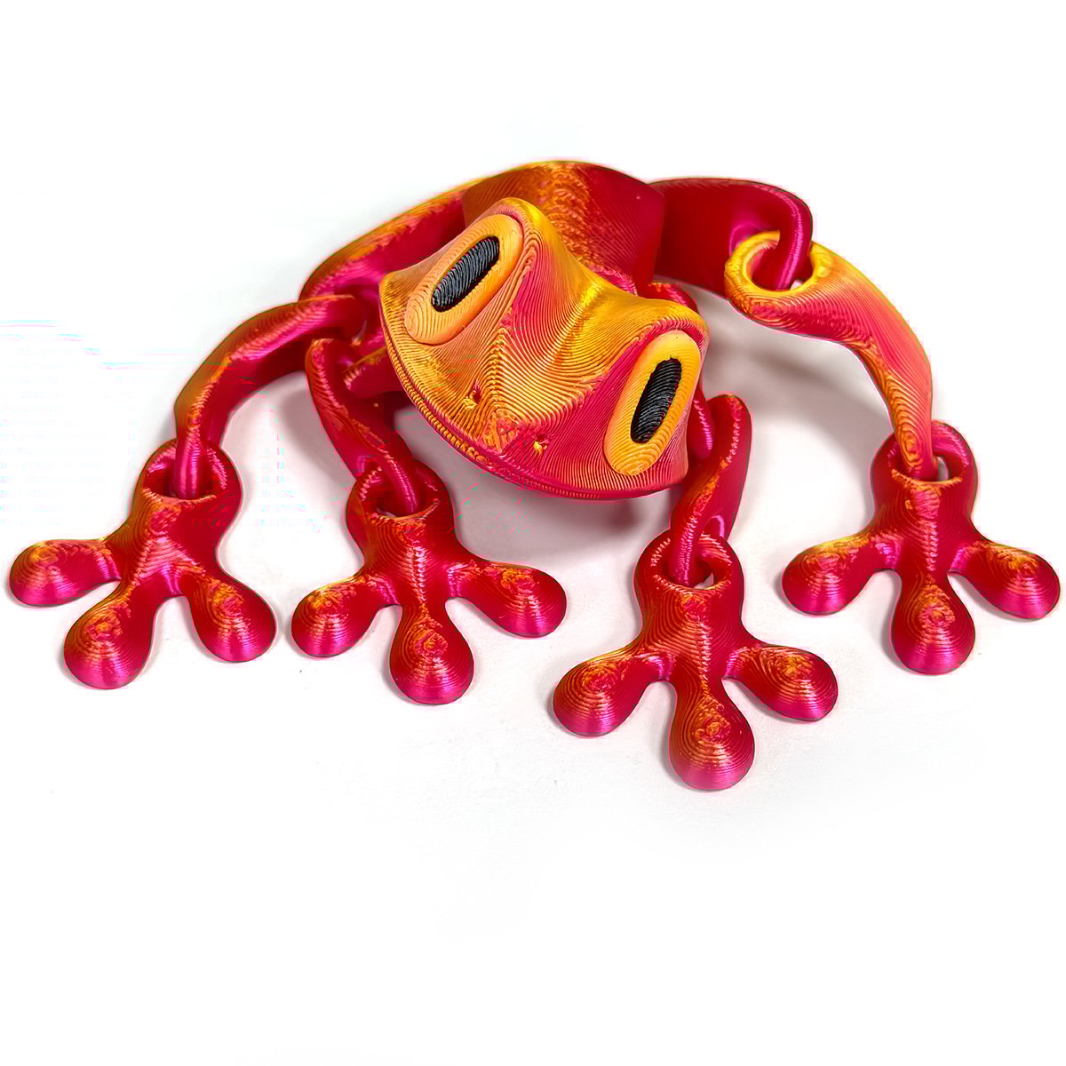 🐸✨2025 Trending 3D Magnetic Frog Figurine with Movable Joints, Fun Decorative Fridge Magnet, Perfect for Cabinet,