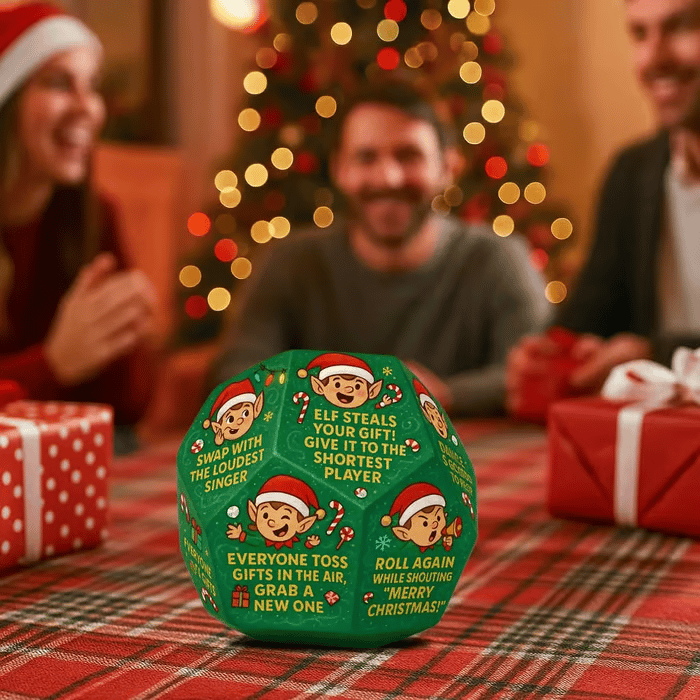 🔥Hilarious Christmas Gift Exchange Party GameDice