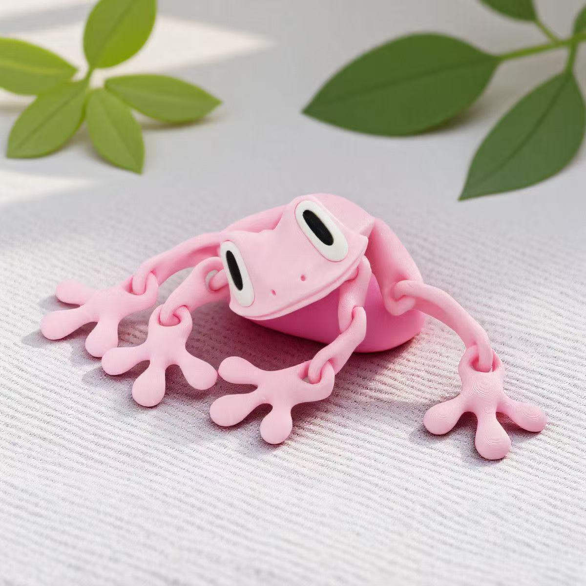 🐸✨2025 Trending 3D Magnetic Frog Figurine with Movable Joints, Fun Decorative Fridge Magnet, Perfect for Cabinet,