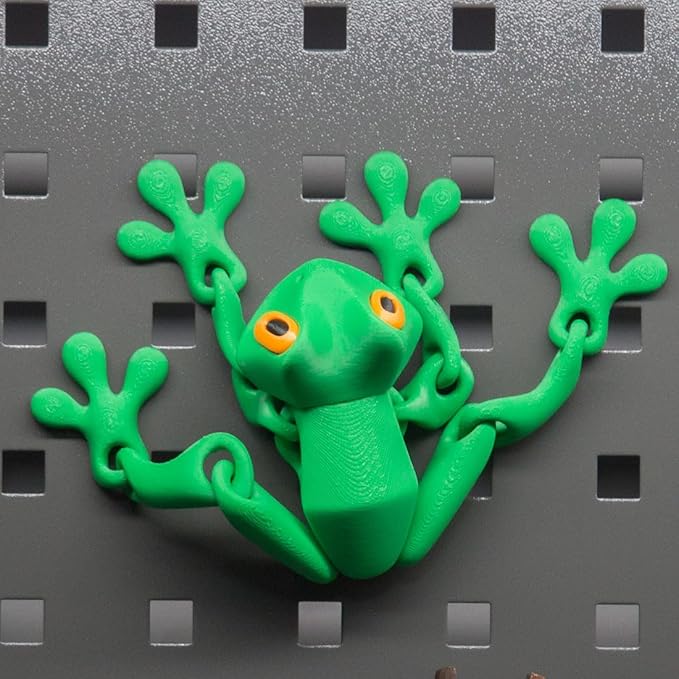 🐸✨2025 Trending 3D Magnetic Frog Figurine with Movable Joints, Fun Decorative Fridge Magnet, Perfect for Cabinet,