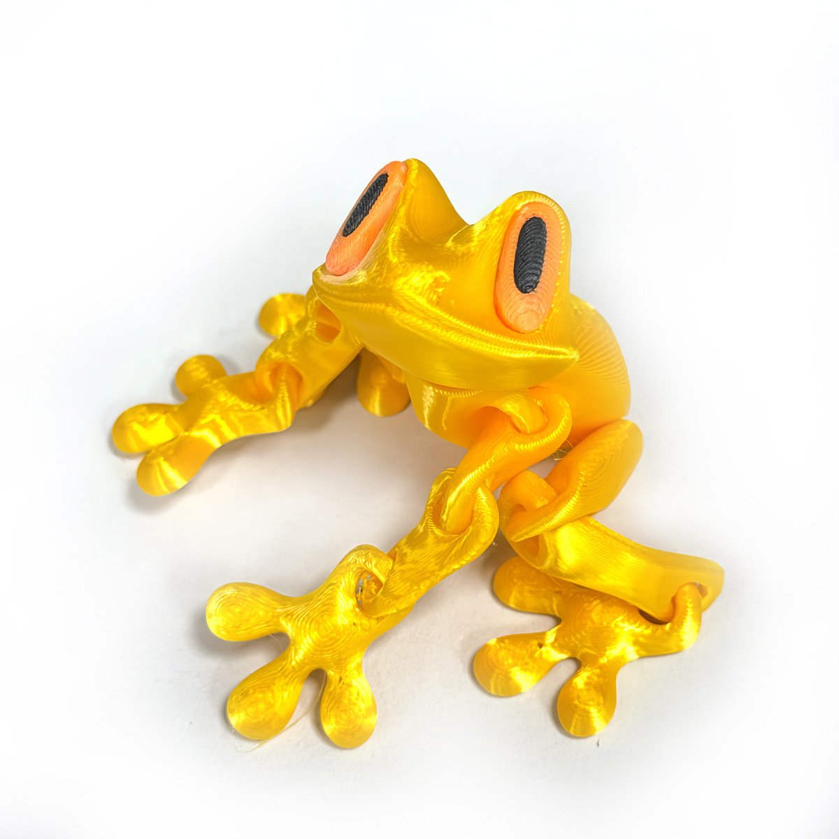 🐸✨2025 Trending 3D Magnetic Frog Figurine with Movable Joints, Fun Decorative Fridge Magnet, Perfect for Cabinet,