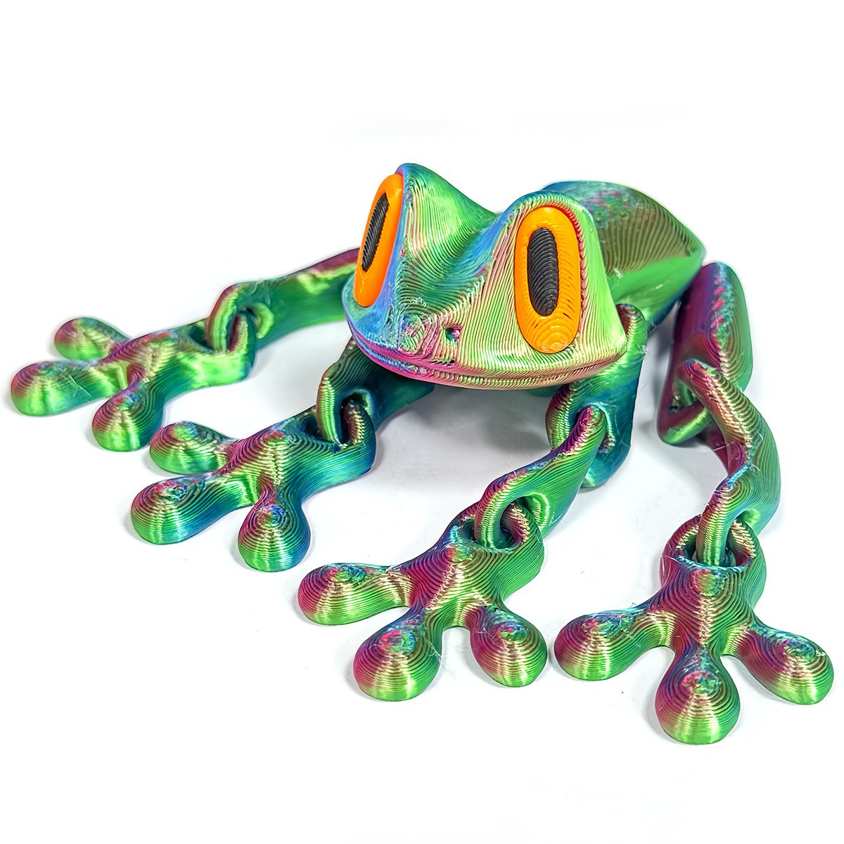 🐸✨2025 Trending 3D Magnetic Frog Figurine with Movable Joints, Fun Decorative Fridge Magnet, Perfect for Cabinet,
