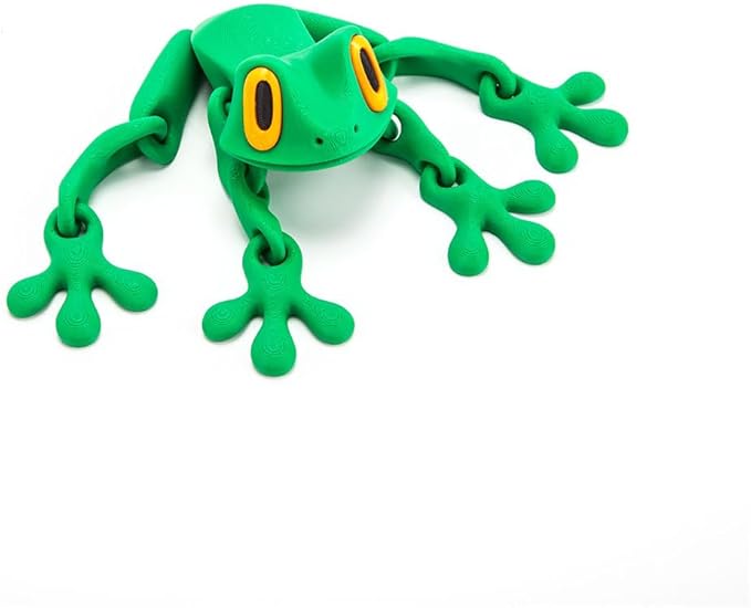 🐸✨2025 Trending 3D Magnetic Frog Figurine with Movable Joints, Fun Decorative Fridge Magnet, Perfect for Cabinet,