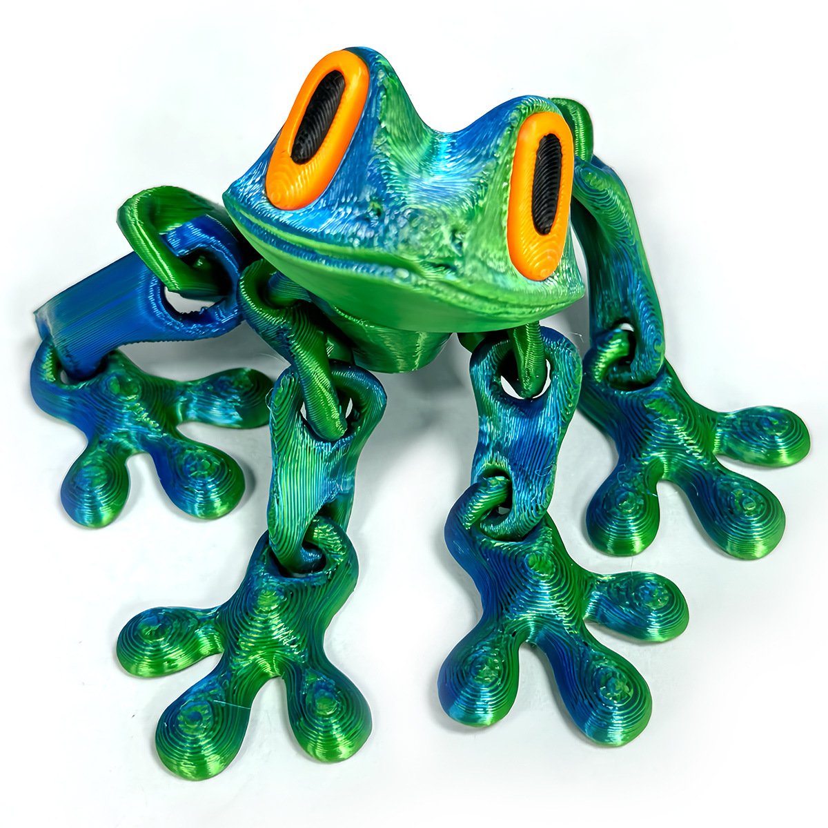 🐸✨2025 Trending 3D Magnetic Frog Figurine with Movable Joints, Fun Decorative Fridge Magnet, Perfect for Cabinet,
