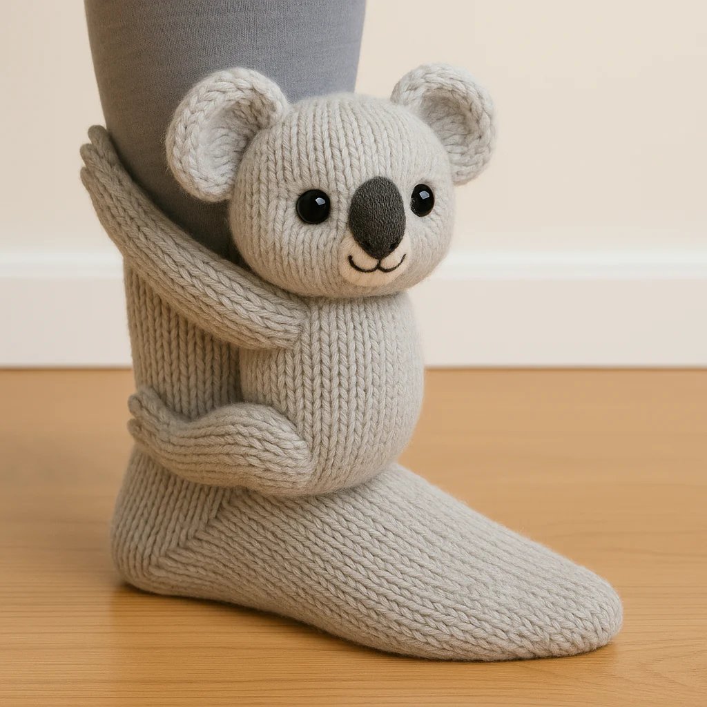 🔥2025 3D Knit Animal Socks🧦