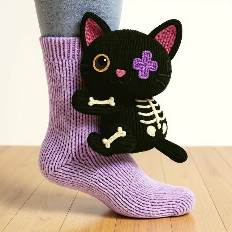 🔥2025 3D Knit Animal Socks🧦